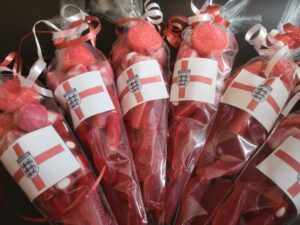 England football sweet cones