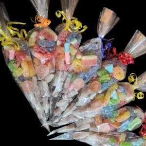 Fizzy sweet cones