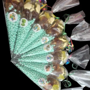 Minecraft themed sweet cones