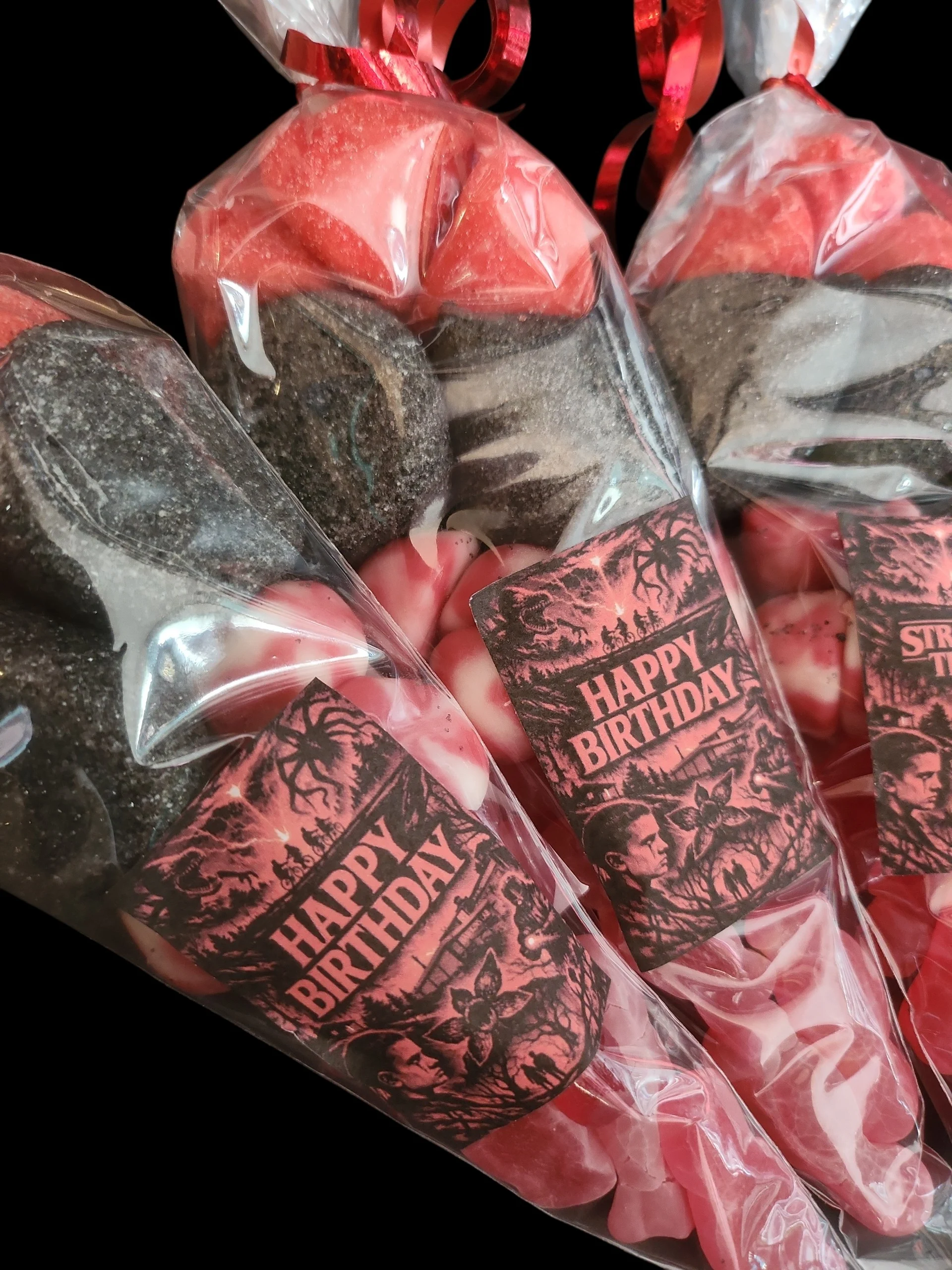 Stranger things themed Sweet Cones